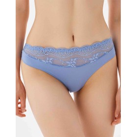 Трусы бразилиана VOVA SNEJANNA V54054 василек, Цвет: василек, Размеры: S