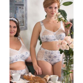 Высокие хлопковые трусы Valmira 2922/G прованс, Цвет: прованс, Размеры: M