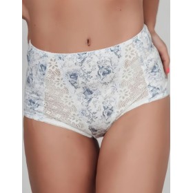 Высокие хлопковые трусы Valmira 2918/G прованс, Цвет: прованс, Размеры: 2XL