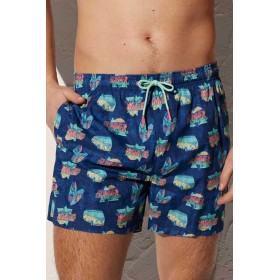 Мужские пляжные шорты Ysabel Mora 90222 синий, Цвет: синий, Размеры: L