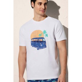 Хлопковая мужская футболка Ysabel Mora 90502 белый, Цвет: белый, Размеры: L