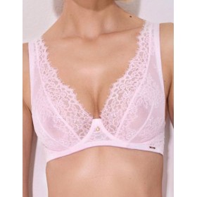Кружевной бралетт на каркасах Alles HUSH BLUSH M Bralette, Цвет: светло-розовый, Размеры: 65F
