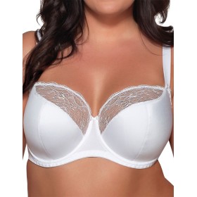 Бюстгальтер с полупоролоном Ava CAMELLIA 2110 PU белый, Цвет: белый, Размеры: 80D