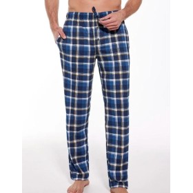 Мужские домашние брюки Cornette 691-7 бежевый/синий, Цвет: бежевый/синий, Размеры: M