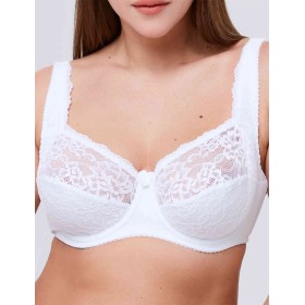 Бюстгальтер мягкий с подкроем Elli 1013 белый, Цвет: белый, Размеры: 90I