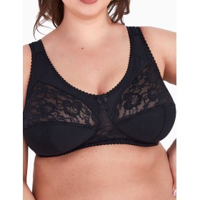 Мягкий бюстгальтер без косточек Gaia 1162 MELODIA M черный, Цвет: черный, Размеры: 85G
