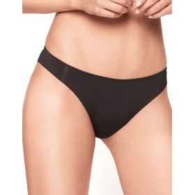 Гладкие трусики стринги Lormar PERIZOMA EXTRA nero, Цвет: nero (черный), Размеры: S