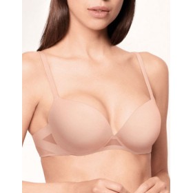 Сверхлегкий бюстгальтер пуш-ап Lormar Soft up EXTRA nudo, Цвет: nudo (телесный), Размеры: 70B