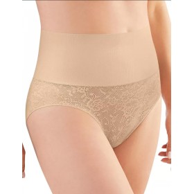 Корректирующие трусы с кружевом Maidenform DM0051 LC телесный, Цвет: телесный, Размеры: M