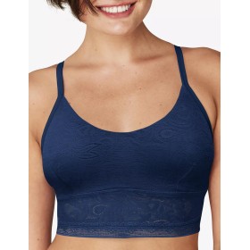 Удлиненный топ Maidenform DMSLLB синий, Цвет: синий, Размеры: M