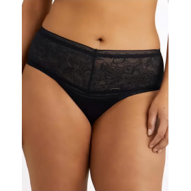 Высокие кружевные стринги Maidenform DMTSTG черный, Цвет: черный, Размеры: S