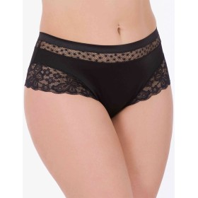 Трусы слипы миди VOVA WISH V98440 черный, Цвет: черный, Размеры: S