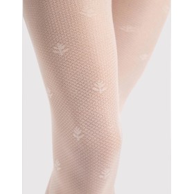 Колготки с узором Fiore 6107/G LEA 30 den экрю, Цвет: экрю, Размеры: 3