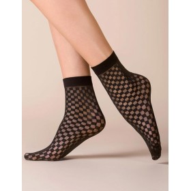 Носочки Gabriella 518 VAN nero 30 den, Цвет: чёрный, Размеры: UN