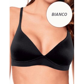 Мягкий бюстгальтер без косточек Lormar VELA SENZA FERRETTO bianco, Цвет: bianco (белый), Размеры: 90B