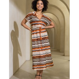 Платье с капюшоном Mia-Amore SAHARA 7465, Цвет: сахара, Размеры: 2XL/3XL