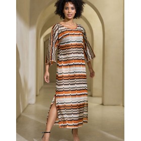 Ажурная трикотажная туника Mia-Amore SAHARA 7468, Цвет: сахара, Размеры: S/M