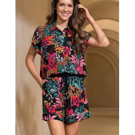 Яркий комплект с шортами Mia-Amore DAIQUIRI 5242, Цвет: мультиколор, Размеры: S