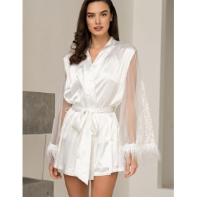 Комплект-тройка из шелка Mia-Amore MARJORY 3967 белый, Цвет: белый, Размеры: L