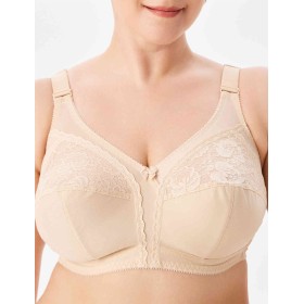 Бюстгальтер мягкий без каркасов Misstyle 4118 / 4117 бежевый, Цвет: бежевый, Размеры: 80D