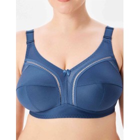 Бюстгальтер мягкий без косточек Misstyle 4122 / 122 французский синий, Цвет: французский синий, Размеры: 80E
