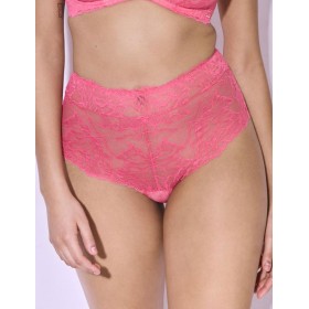 Высокие кружевные стринги Alles COACHELLA stringi classic pink, Цвет: розовый, Размеры: S