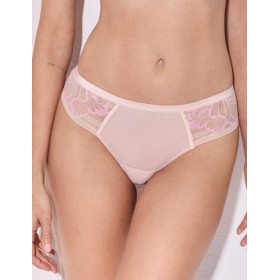 Трусики бразилиана Alles GLOSSY IRIS brazyliany beige/pink, Цвет: бежевый, Размеры: S