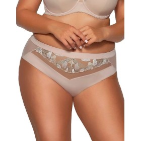 Трусики бразилиана Ava MASUMI 2081 Brazilian blush, Цвет: телесный, Размеры: L