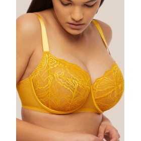 Бюстгальтер мягкий Kinga SUNKISS 853-SC, Цвет: желтый, Размеры: 70D