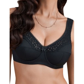 Бюстгальтер мягкий Lauma COTTON CLASSIC L02131 / L02150 черный, Цвет: черный, Размеры: 90B