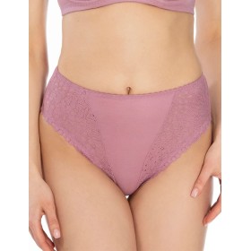 Высокие трусы слипы Lauma COTTON CLASSIC L01810 сирень, Цвет: сирень, Размеры: 7XL