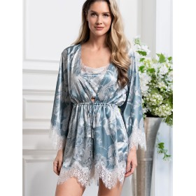 Комплект тройка шёлк Mia-Amore NINELLE 4254 мятный, Цвет: мятный, Размеры: L