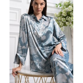 Комплект из шёлка Mia-Amore NINELLE 4257 мятный, Цвет: мятный, Размеры: 3XL