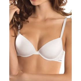 Гладкий бюстгальтер Sielei FLOWER 2508 bianco, Цвет: bianco (белый), Размеры: 80B