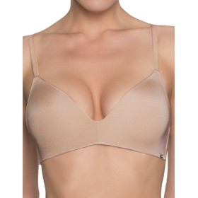 Гладкий бюстгальтер без косточек Amelie MILLA 2018 телесный new, Цвет: телесный, Размеры: 80A