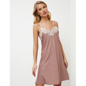 Сорочка на бретелях Aruelle PRIMROSE, Цвет: пыльная роза, Размеры: S