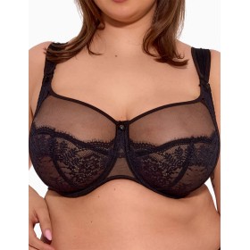 Бюстгальтер мягкий размера плюс Gaia 1262 CAMILLA M MAXI черный, Цвет: черный, Размеры: 80I