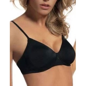 Хлопковый бюстгальтер без косточек Infiore SMART FUNKY 853 nero, Цвет: nero (черный), Размеры: 70B