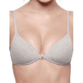 Хлопковый бюстгальтер без косточек Infiore SMART DISCO 852 grigio melange, Цвет: grigio mel (серый), Размеры: 75B