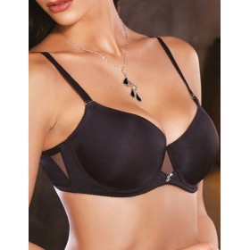 Бюстгальтер балконет Leilieve ELEGANCE 6044 nero, Цвет: nero (черный), Размеры: 90D