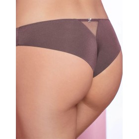 Трусы бразилиана со вставкой Leilieve ELEGANCE 6054 corteccia, Цвет: corteccia (кофейный), Размеры: S