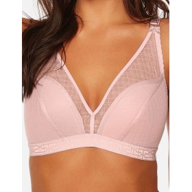 Бюстгальтер без косточек Bella Misteria POWDERY CHARM half padded without wires, Цвет: розовый, Размеры: 70D