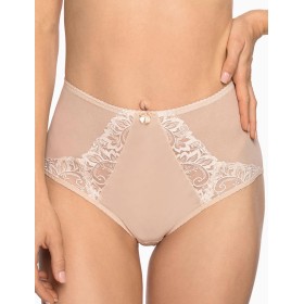 Высокие трусы слипы Bella Misteria SUBTLE TEMPTATION briefs FP2 BEIGE, Цвет: бежевый, Размеры: 3XL