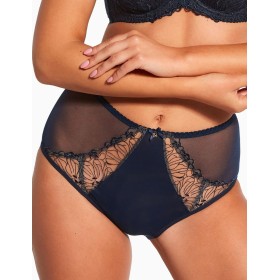 Высокие трусы слипы Bella Misteria SUBTLE TEMPTATION briefs FP2 NAVY BLUE, Цвет: темно-синий, Размеры: 3XL