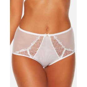 Высокие трусы слипы Bella Misteria SUBTLE TEMPTATION briefs FP2 WHITE, Цвет: белый, Размеры: M
