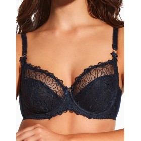 Бюстгальтер мягкий Bella Misteria SUBTLE TEMPTATION soft NAVY BLUE, Цвет: темно-синий, Размеры: 65F