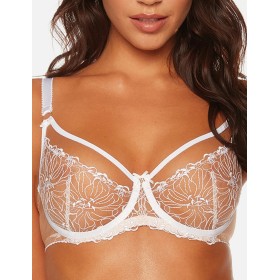 Бюстгальтер бралетт Bella Misteria SUBTLE TEMPTATION soft bralette WHITE-BEIGE, Цвет: бежевый/белый, Размеры: 65D
