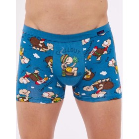 Трусы-боксеры Cornette TATTOO MINI 280-7 голубой, Цвет: голубой, Размеры: L
