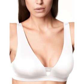 Мягкий бюстгальтер бралетт Lormar VELA EXTRA COTTON bianco, Цвет: bianco (белый), Размеры: 70B