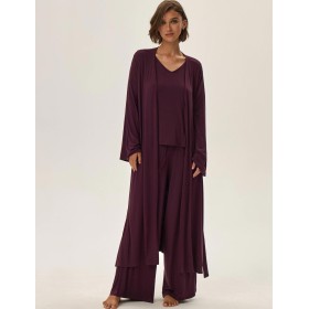 Длинный халат Esotiq 42063 JULIETTE сливовый, Цвет: сливовый, Размеры: M